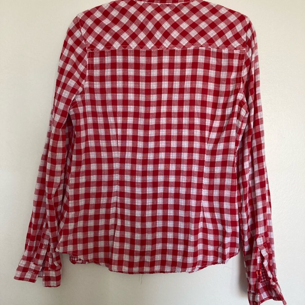 tommy Girl gingham button down Rodeo, Yellowstone - Picture 5 of 6